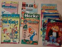 28 st. Gustaf, Hacke Hackspett, Fix & Foxi, Smurferna