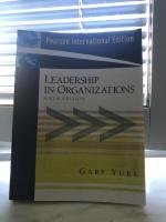 Leadership in organizations 