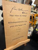 N&aring;gra minnen och erinringar fr&aring;nRiksdagsm&auml;nnens resa genom norra Sverige 1921