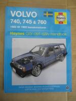 Volvo 740, 745 and 760 (1982 - 1992) Haynes G&ouml;r-det-sj&auml;lv-handbok (svenske utgava