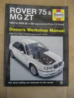 Rover 75 & MG ZT 1999 to 2006 Haynes - Owners workshop manual