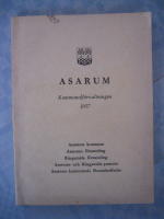 Asarum Kommunalf&ouml;rvaltningen 1957