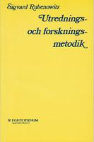 Utrednings- och forskningsmetodik