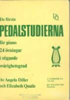 De f&ouml;rsta pedalstudierna f&ouml;r piano. 24 &ouml;vningar i stigande sv&aring;righetsgrad