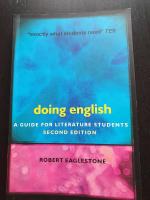 Doing English A guide for literature students