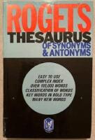 Roget's Thesaurus of Synonyms and Antonyms