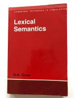 Lexical Semantics