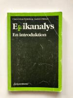 Epikanalys - - en introduktion