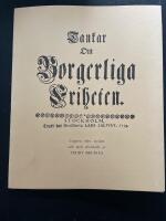 Tankar om borgerliga friheten : Peter Forssk&aring;l on civil liberty