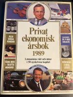 Privatekonomisk &aring;rsbok 1989