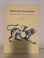 Adolescent depression - Epidemiology, Nosology, Life Stress and Social Network