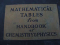 Mathematical Tables From Handbook of Chemistry & Physics