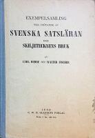 Svenska satsl&auml;ran och skiljetecknens bruk