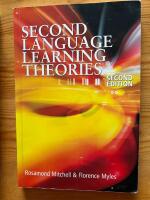 Second language learning theories