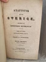 Statistik &ouml;fver Sverige, grundad p&aring; offentliga handlingar. Jemte en karta &ouml;fver den nordiska halv&ouml;n