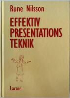 Effektiv presentationsteknik
