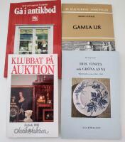 Bokpaket 4 st b&ouml;cker om Antikt och auktioner.
