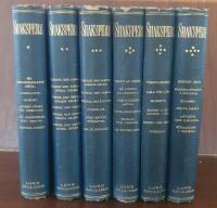 Shaksperes dramatiska arbeten 1-12 (6 band) med f&ouml;rfattaren Carl Schills namnteckning