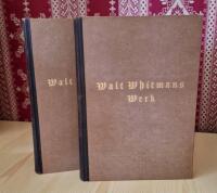 Walt Whitmans Werk : Ausgew&auml;hlt, &uuml;bertragen und eingeleitet von Hans Reisiger : in zwei b&auml;nden : (I-II; komplett)