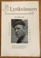 Lyrikv&auml;nnen. Nr. 4 1956