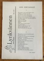 Lyrikv&auml;nnen. Nr. 2 1957
