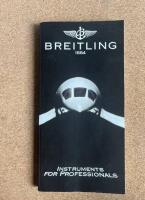 Breitling 1884 klockkatalog "Instruments for Professionals" + prislista