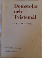 Domstolar och tvistem&aring;l : en f&ouml;rsta bok i processr&auml;tt
