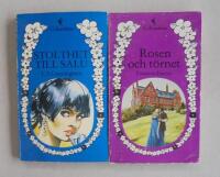 2 st romanpocket i serien Columbine: Nr 2; Stolthet till salu av L.A. Cunningham och Nr 4; Rosen och t&ouml;rnet av Eleanor Farnes.