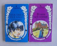 2 st romanpocket i serien Cam&eacute;e: Nr 2; Stolthet till salu av L.A. Cunningham och Nr 4; Rosen och t&ouml;rnet av Eleanor Farnes.