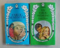 2 st romanpocket i serien Cam&eacute;e: Nr 6; Farlig semester av Marjorie Vernon och Nr 26; En farlig fr&auml;mling av Casey Brent.