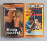 2 st romanpocket i serien Mitt livs roman: Nr 4; Bli lycklig Josephine av Ruth Clemence och Nr 12; Birgitta p&aring; Lindesholmen av Elisabeth Ashton.