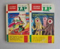 2 st LP-pocket: Morgondagens v&auml;rld av Karl Zeigfreid och I natt ska vi er&ouml;vra stj&auml;rnorna av John Jakes.