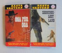 2 st v&auml;sternpocket i serien B&auml;sta V&auml;stern: Nr 14; &Ouml;ga f&ouml;r &ouml;ga av Les Savage Jr och Dudley Dean och Nr 22; Skoningsl&ouml;st land av Ray Hogan.