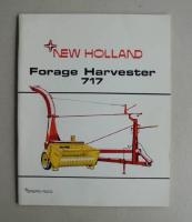 Instruktionsbok f&ouml;r New Holland f&auml;lthack modell 717