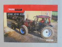 Broschyr/Prospekt Valtra Valmet X100, X110, X120