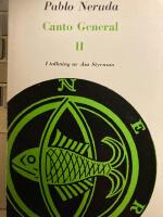Canto General II