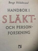 Handbok i sl&auml;kt- och personforskning