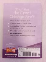 What was the great Chicago fire?