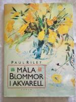 M&aring;la blommor i akvarell