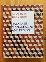 Database Management and Design (in English)