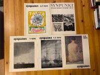 Synpunkt - Popul&auml;r tidskrift f&ouml;r konst - 6/7 1972 - 3 1970 - 1 1976 - 1/2 1975 - 2/3 1973