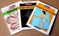 Uppt&auml;ck matematik. Linjer och former 1996. L&auml;ngd bredd och h&ouml;jd 1996. Symmetri 1995.