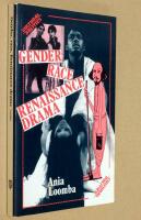 Gender race renaissance drama