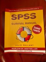 Spss survival manual - a step by step guide to data analysis using spss for