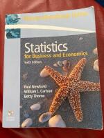 Statistics for Business and Economics