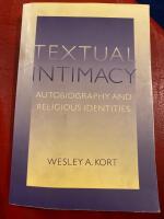 Textual Intimacy - Autobiography and Religious Identities