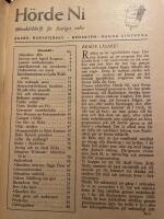 H&ouml;rde Ni nr 1-2 1948 samt 1-12 1949