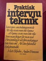 Praktisk intervjuteknik
