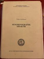 Fenomenografisk didaktik