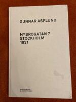 Gunnar Asplund Nybrogatan 7 Stockholm 1931